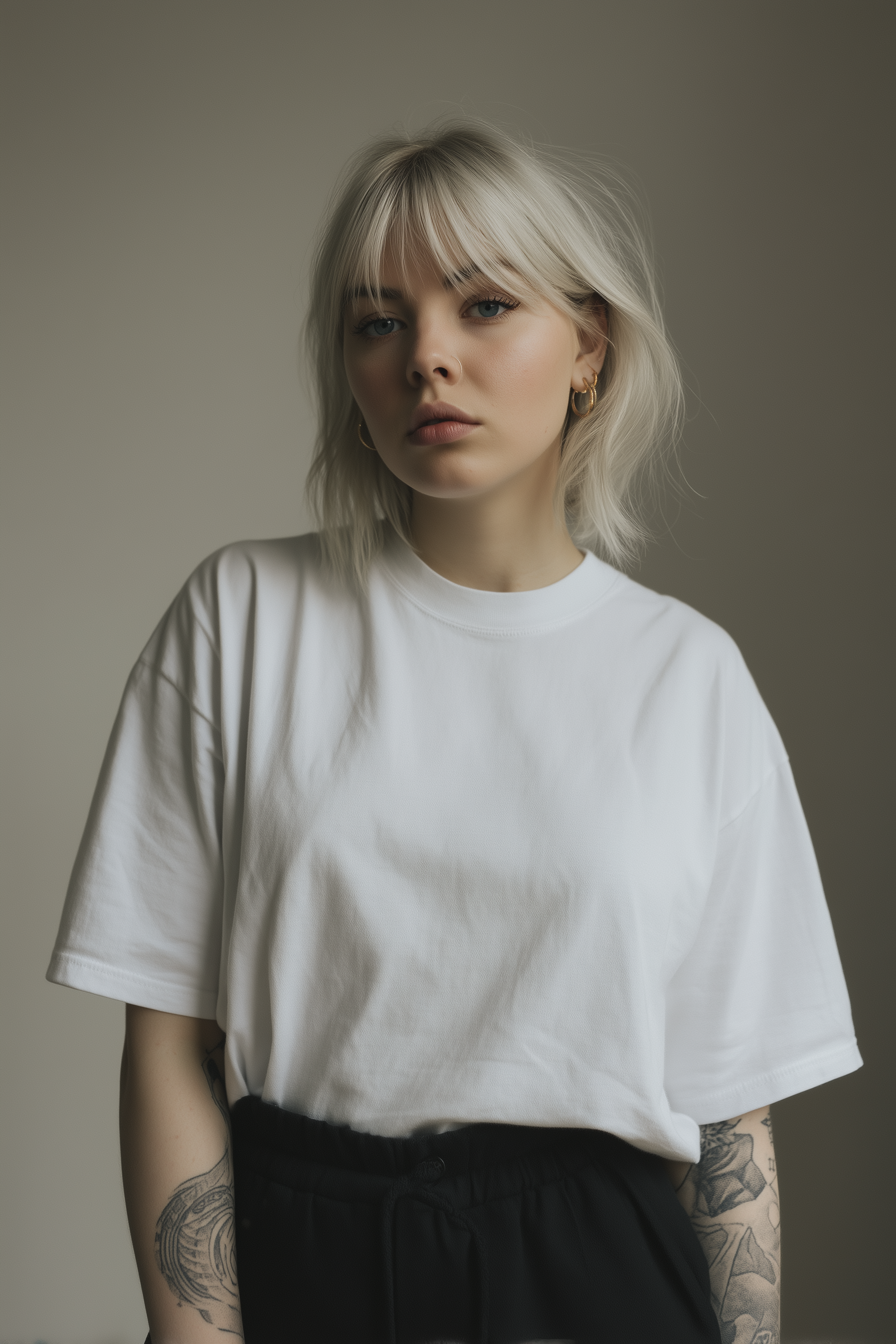Platinum Blonde Romantic Wave Hairstyle